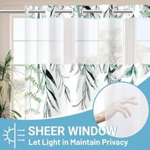 ALINK No Hook Shower Curtain With Snap In Liner - Floral Shower Curtain - Fabric Waterproof Inner Liner, Plants Navy Blue Flowers Modern Cloth Shower Curtains - Washable, 71 X 74