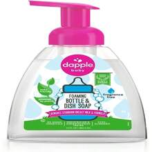 Dapple Foaming Dish Soap, Hypoallergenic For Sensitive Skin, Powered By Plants, Fragrance Free 13 Fl Oz (Pack Of 1) - MàuA - Xem 1