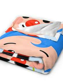 Plim Plim  Blanket Flannel Blanket, Super Comfortable Winter Warm Blanket Summer Air Conditioning Blanket, Soft And Light Bed Sofa Decoration, Not Easy To Shed, Machine Washable - màu đen - Xem 6