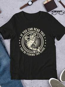 Funny Fishing T-Shirt For Guys, Uni Fishing T-Shirt, Fishing T Shirt For , Fishing T-Shirt For Guys, Funny Fishing T-Shirt - 款式12 - 查看 1