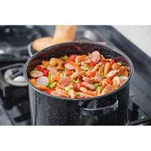 Cinsa Olla Recta con tapa, Acero vitrificado (, )(14.4 L Negro) - Tipo 1 - Ver 5