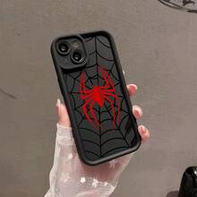 Unique High-Side Anti-Drop Design With Spider Pattern Printing. Anti-Drop And Shockproof All-Inclusive Mobile Phone Case Suitable For IPhone 17pro Max/17pro/17Air/17/16plus/16/15/14/13/12/11/XSMAX/XS/Galaxy S22plus/S23ULTRA/S24FE/S25 EDGE/A54/A53/A52/A36/A35/A34/A33/A17/A16/A15/A14/A13. Cute And Fashionable. It Is A Good Choice For Birthdays, Christmas And Halloween Gifts. - Pink - View 4
