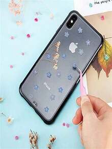 50 Natural Forget-Me-Not Dried Flowers, Real Flowers, For Accessories, Candle Making, Card Making, DIY Resin Decorations, Nail Art Decorations - Blue - View 4