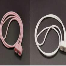 2pcs/Set Outdoor Sports Magnetic Tether Anti-Lost Strap Set, Suitable For Airpods Pro/2/3, Soft Silicone AirPod Accessories Hanging Cord, Universal Wireless Bluetooth Earphone Silicone Anti-Lost Necklace, Suitable For Running, Fitness And Dancing - Multicolor - View 10