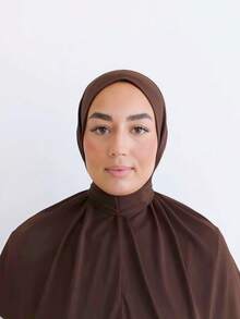 1 pieza Mujer Medio Oriente Árabe Dubai Turco Musulmán unicolor Clásico Minimalista Casual Elegante Modesto Modal Satén Suave Transpirable Cómodo Dobladillo Largo Doble Uso Instantáneo Bufanda Hijab Gorros Turbante Jersey, Adecuado para la vida diaria, festivales, reuniones, adoración