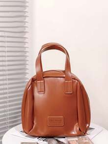 Bolsa de cosméticos de gran capacidad PU para mujeres, portátil para viajes, cuidado de la piel y artículos de tocador. Almacenamiento de viaje y maquillaje para novias y madres.