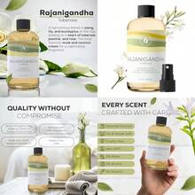 Rajanigandha Tuberose Luxury Diffuser Oil Refill And Fragrant Room Spray For Reed Diffusers Electric Machines And Oil Warmers (8.5 Fl. Oz) - 如圖 - 查看 1