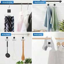 1pc 360° Rotatable Belt Hanger Belt Holder For Closet Belt Organizer Space-Saving & Multi-Functional Closet Organizer For Belts, Bras, Ties, Scarves, Tank Tops & Wallets – Ultimate Accessory Storage Solution,Suitable For Wardrobe, Bathroom, Kitchen Storage, Gender Reveal Party, Perfect For Birthdays, Weddings, Parties, The Perfect Gift For Colleagues, Friends, And Family, Back To School.Clothes Hanger, Bedroom Storage, Storage Accessories