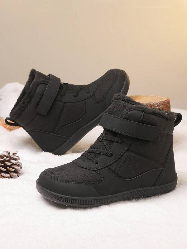 1 Pair Children's Winter Snow Boots, Warm, Anti-Slip, Durable Outdoor Boots, Comfortable, Soft, Versatile, Cute For Girls, Stylish For Boys