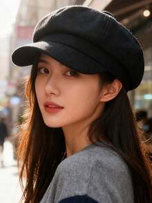 Mehrfarbige gestrickte Beanies für Damen, Lässig & elegant, im vintage-böhmischen Stil, warm & windabweisend, aus Acrylgewebe, geeignet für Herbst & Winter