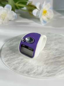 1 قطعة/3 قطع/5 قطع/10 قطع/20 قطعة عداد إصبع LED محمول، عداد يدوي صغير مع زر يدوي، عداد رقمي مدمج، مناسب للعد، مناسب للرياضة والصلاة وتخفيف التوتر - متعدد الألوان - مشاهدة 16