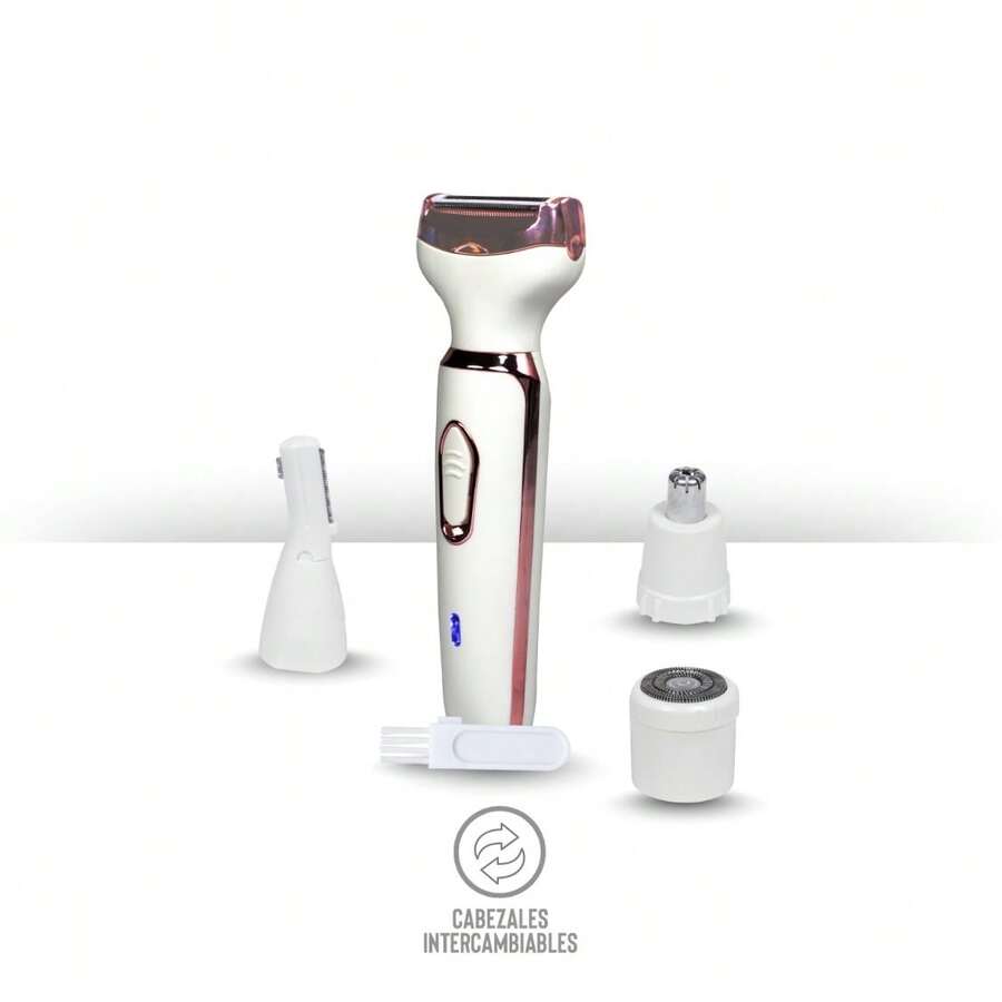 BUYTITI Depilador Eléctrico 4 en 1 con Cabezales Intercambiables - Multicolor - Ver 1