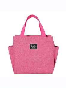 1 件午餐袋保温午餐袋热袋双口袋午餐袋大容量学生餐加厚铝箔便携式保温盒午餐袋午餐盒午餐盒午餐容器保温午餐袋适用于旅行野餐户外学校工作露营办公室女士男士学生旅行必需品学校用品大学必需品午餐盒袋假期女士学校包学校配件 - 彩色 - 查看 14