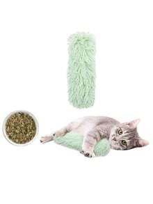 Katzen Plüsch Streifen Kissen Spielzeug mit Katzenminze