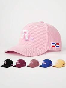 1pc Women's Dominican Trucker Hat With RD Letter Embroidery, Baseball Cap, Streetwear Fashion, Casual, Suitable For Spring, Autumn, Travel, Beach Vacation - Multicolor - View 13