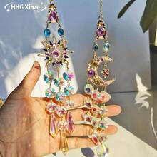 Even In Winter, It Can Bring You The Warm And Colorful Sunshine. Crystal Sunshine Collector, New Year's Gift, Home Decor, Projects Vibrant Scenes Of Light Indoors And Outdoors, Used For Hanging Wind Chime-Style Garden Sunshine Collectors Outside The Window, Crystal Rainbow Maker, Indoor And Outdoor Decoration - Multicolor - View 5