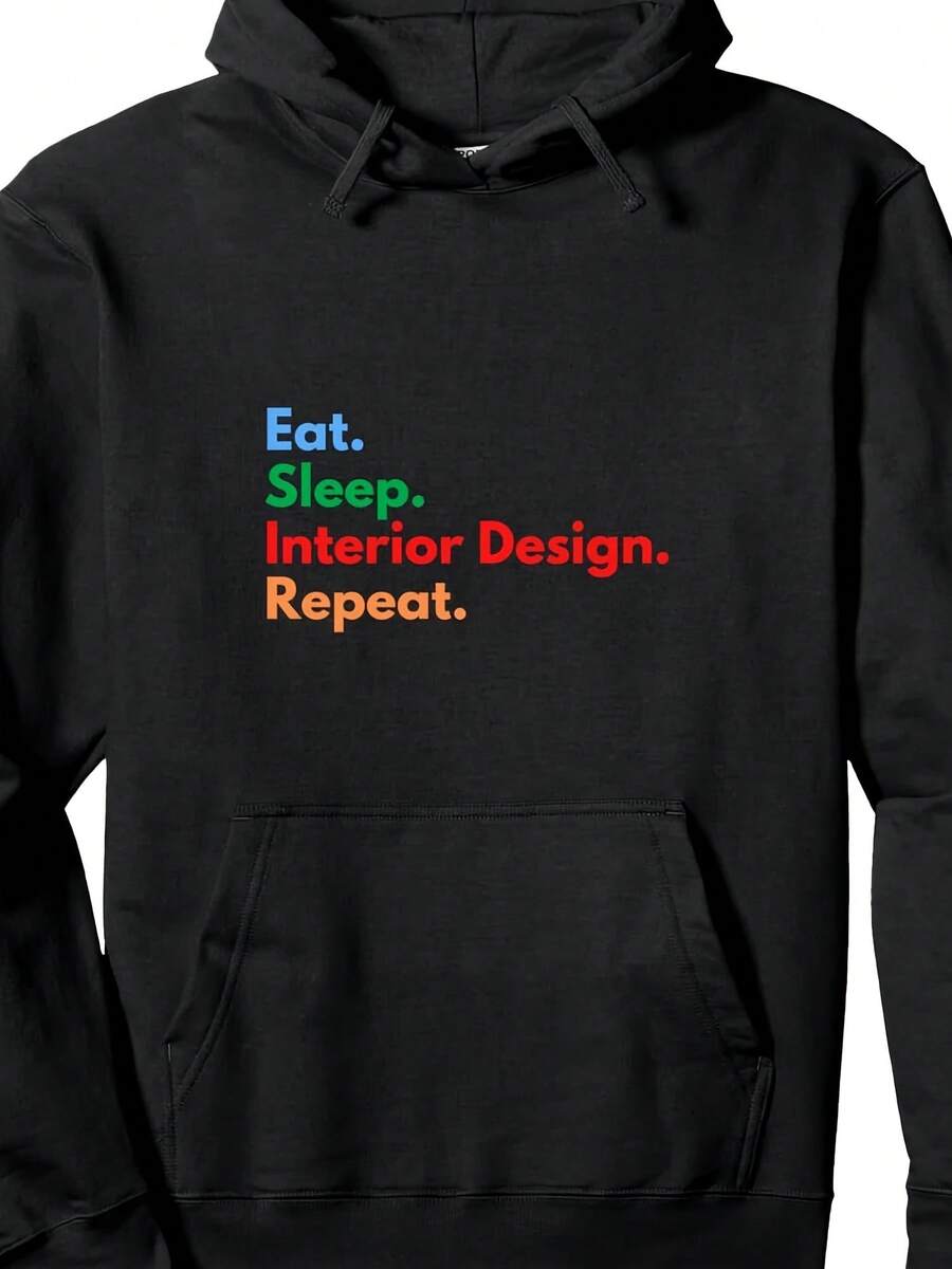 Eat Sp Interior Design Repeat Designers & Design Students Pullover Hoodie - 款式29 - 查看 1