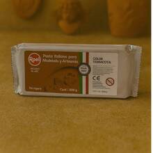 pasta italiana para moldeado y Artesanias importada en diferentes cantidades increíble versatilidad ideal para todo tipo de decoraciones y manualidades - terracota - Ver 7