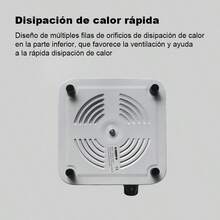Hornillo eléctrico americano de una o dos placas 110V, estufa multifuncional para cocinar y café, pequeña estufa eléctrica para interior y exterior - Blanco - Ver 12