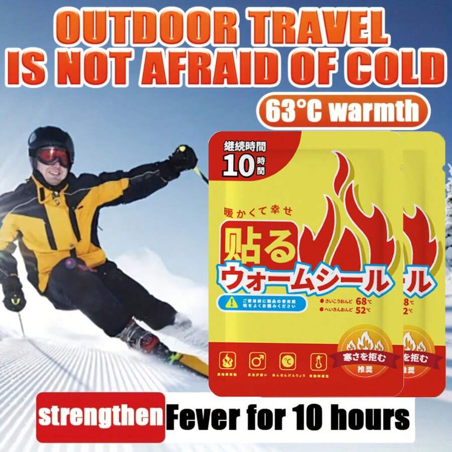 10-Hour Long Lasting Hand Warmer - Keeps Hands Warm As Spring, Easy Air Activation, Suitable For Hands And Body - Multicolor - View 1