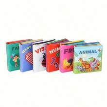 6PCSHigh-Quality Multi-Theme Picture Books Enhance Baby's Tactile Perception And Color Recognition, Washable And Durable,Halloween, Christmas, Birthday Presents. Suitable For Both Boys And Girl - Nhiều màu - Xem 10