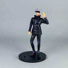 1pc Anime Figurine, Standing Pose Sorcerer Gojo, Yuji, Megumi, Toge, Nobara, Mai Zenin Model Ornament, 2D Character Doll Decor, Home Decoration, Car Accessories, Computer Accessories, Birthday Gift, Couple Gift, Commemorative, Theme Event, Holiday Decoration, Christmas, Halloween Gift