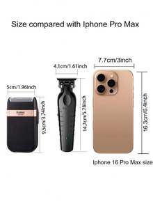 Kemei Bộ 2 món máy cắt tóc và cạo râu chuyên nghiệp, máy cắt tóc KM-2299 lưỡi chữ T 0mm, máy cạo râu KM-2024 lưỡi dao chuyển động tịnh tiến, bộ dụng cụ chăm sóc cá nhân hàng ngày dành cho nam giới, bộ dụng cụ tỉa và cạo râu chuyên nghiệp như ở salon. - màu đen - Xem 4