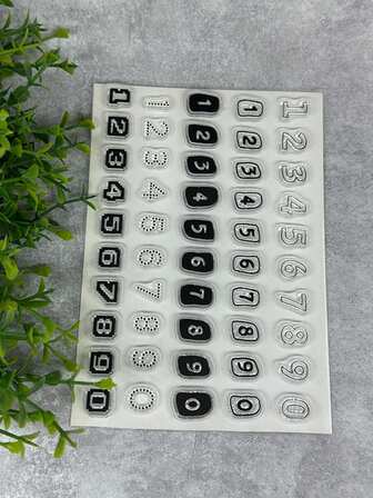 Digital Superposition Transparent Rubber Stamp Retro Rubber Transparent Card Special Record Pattern Making Stamp DIY Scrapbook Photo Magazine Album Decoration Stamp