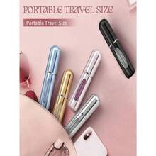 1pcs/Set 5ml Refillable Perfume Atomizer, Organizer Pouches Mini Portable Spray Bottles, Cologne Mist Sprayer, Leak-Proof Mini Perfume Bottle. Suitable For Night Out, Travel, Party And Dates. Packaging Bags Perfume Refillable Bottle - Nhiều màu - Xem 6