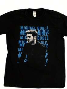 Michael Bublé Music Graphic T-Shirt Fits Medium - Style 19 - View 1