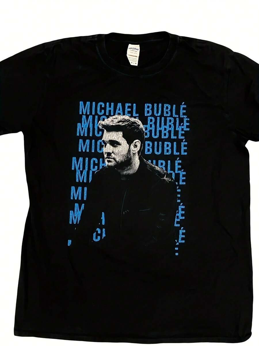 Michael Bublé Music Graphic T-Shirt Fits Medium - Style 19 - View 1