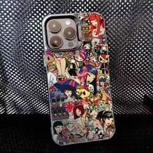Japan T-Tokidokis Phone Case For IPhone 16,15,14,13,12,11,8,7,Pro,Max,Plus,Mini,XS,SE Anti Fall Black Matte Hard.Christmas Accessories. - z5 - Xem 6