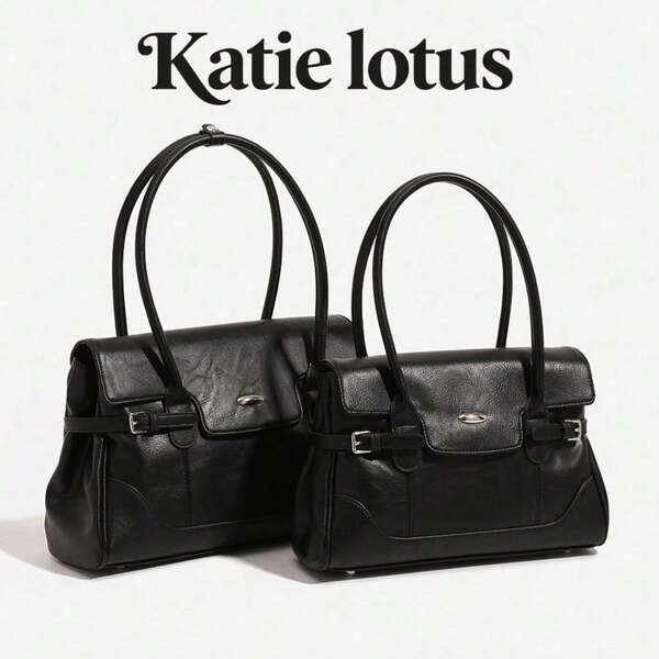 Katie lotus Bolso de mano grande de gran capacidad y versátil de alta gama, maletín de hombro