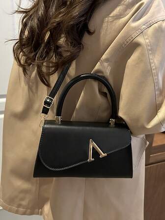 Minimalist Handbag, Niche Design Casual Fashion Small Square Bag, 2025 New PU Chic Women Shoulder Bag Crossbody Bag