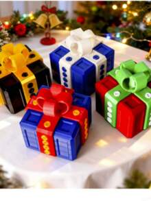 带螺丝的搞笑礼盒，恶作剧螺丝盒，超级搞笑礼盒，3D打印礼盒，滑稽的充值卡盒，趣味礼盒，新奇盒子，复活节礼物 - 彩色 - 查看 6