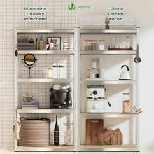 Garage Storage Racks - סט של 2 עם ווים - ראה 7