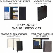 - Soporte para registro y  de automvil, organizador esencial para guanteras de vehculos, soporte para documentos de - 1 paquete + Negro - - Ver 9