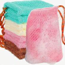 1 件装肥皂袋肥皂袋去角质皂网肥皂网袋沐浴皂架泡沫泡沫网肥皂袋适用于女士男士女孩洗碗厨房用品家居浴室装饰户外旅行家庭学校等。 - 均碼 - 查看 11