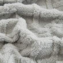 Reversible Soft Flannel Jacquard Elastic Throw Pillow Cover, Suitable For Living Room And Bedroom, Autumn/Winter - Multicolor - View 6