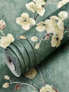 1pc Self-Adhesive Wallpaper, Warm Girl's Bedroom Wallpaper Wall Sticker, 3D Stereoscopic Wall Decal, Room Background Wall - Multicolor - View 17