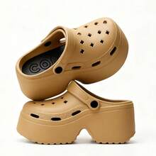 Women's Comfortable Thick Sole Closed Toe Sandals, Suitable For Summer 2025, Outdoor Wear
