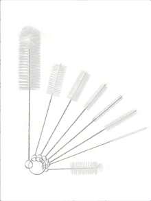 10 قطع فرشاة تنظيف قش الشرب، فرشاة تنظيف القش، فرشاة تنظيف الأنابيب والزجاجات