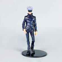 1pc Anime Figurine, Standing Pose Sorcerer Gojo, Yuji, Megumi, Toge, Nobara, Mai Zenin Model Ornament, 2D Character Doll Decor, Home Decoration, Car Accessories, Computer Accessories, Birthday Gift, Couple Gift, Commemorative, Theme Event, Holiday Decoration, Christmas, Halloween Gift