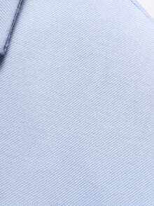 Men's White Premium Suit Set - Casual Suit, Wrinkle-Resistant, Anti-Pilling, Business Formal, Wedding Banquet, Seasonal Commute, Office Party Dress, Two-Piece Set - 淺藍色 - 查看 5