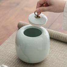 Urn For Human Ashes, Ceramic Keepsake Urn For Adult Female With Secure Lid, Decorative Floral Design For Memorial Or Decoration - White - View 6