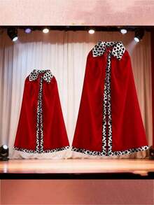 Christmas Birthday Party Stage Performance Decoration Props, Christmas King, Prince And Princess Cloaks And Capes, Festival Makeup Shows, Crown Headbands, Crutches, Party Props - Multicolor - View 2
