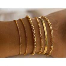 Bohemian Snake Bone Chain Necklace Set, Simple & Fashionable Beach Jewelry For Women