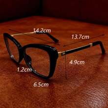 1pc Casual Tritan (Copolyester) Women Optical Glasses, All Season