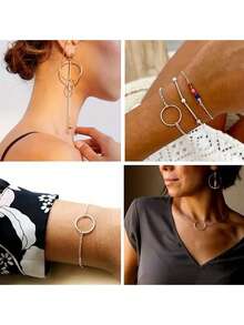 10pcs Round Earring Hoops Bead Rings DIY Handmade Jewelry Craft Supplies For Earrings Bracelets Necklaces