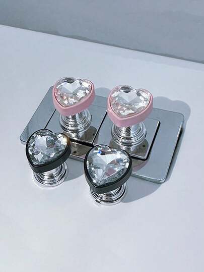 1pc Floral Cartoon Toilet Flush Handle, Flower Shaped Toilet Flush Button, Toilet Tank Button, Flower Shape Toilet Press, Toilet Flush Button Pusher Tool, Creative Blossom Drawer Cabinet Pulls, - Easy Press, Stylish Bathroom Accessory For Elegant Touch, Fit With Long Nail Design